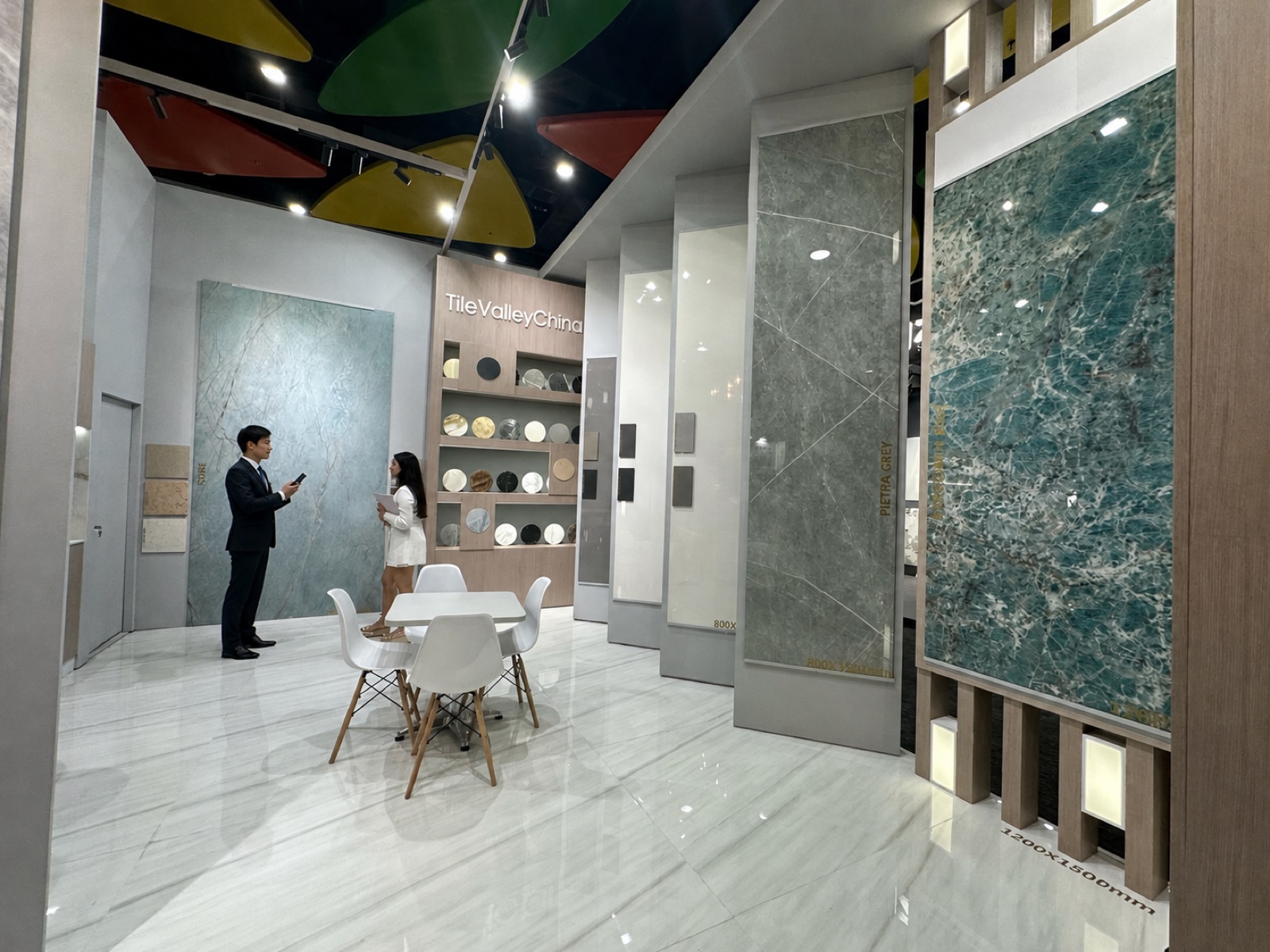 Tile showroom consultation